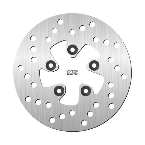 Brake disc (rotor) front MALAGUTI F10 50 '91-05, PEUGEOT ZENITH '92-96 (155X39X4MM) (5X6,5MM), NG Brakes