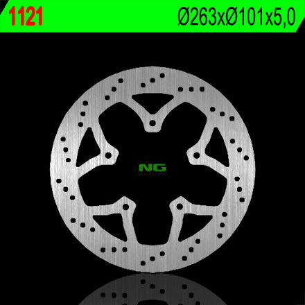 Brake disc (rotor) front PEUGOT GEOPOLIS/ SATELIS/ GEOSTYLE (263x101x5) (5X8,5MM), NG Brakes