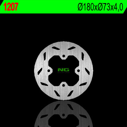 Brake disc (rotor) front POLARIS 250/325/330/400/500/600/700/800 (180x73x4), NG Brakes