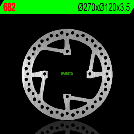 Brake disc (rotor) front SHERCO 250/300/450/510 (270X120X3,5) (4X10,5MM), NG Brakes