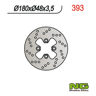 Brake disc (rotor) front Scooters YAMAHA/ MBK (180x48x3,5), NG Brakes
