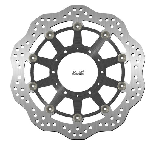 Brake disc (rotor) front SUZUKI DL 650 V-STROM ABS / XT ABS '20-22, DL 1000 V-STROM ABS / XT ABS / ADVENTURE ABS '20, DL 1050 V-STROM ABS / XT ABS / XT EXPLORER ABS '20-22 (310x121,50x5MM) (5X10,25MM) WAVE Floating (Aluminium center), NG Brakes