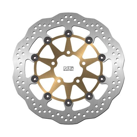 Brake disc (rotor) front SUZUKI GSX1400 '02-07, GSXR600/750 '96-03, GSXR1300 '99-07, TL1000 '97-03 (320X69X5MM) (5X10,5MM) WAVE Floating, NG Brakes