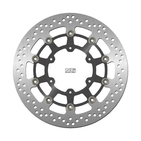 Brake disc (rotor) front SUZUKI GSXR 600/750 '08-'18, GSXR 1000 '09-'16, GSX 750Z '08-'14 (310X102X5MM) (6X8,5MM) Floating (Aluminium center), NG Brakes