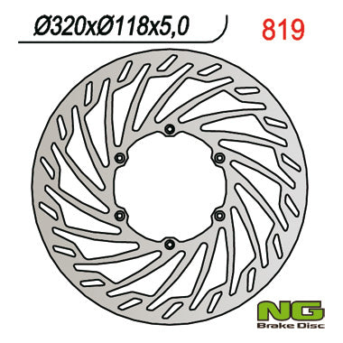 Brake disc (rotor) front SUZUKI RM/RMZ/DRZ/YZ/YZF (320X118X5) SUPERMOTO 320MM, NG Brakes