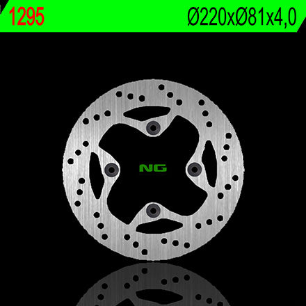 Brake disc (rotor) front SUZUKI RV 125/200 VAN VAN '05-'17 (220X81X4) (4X10,5MM), NG Brakes