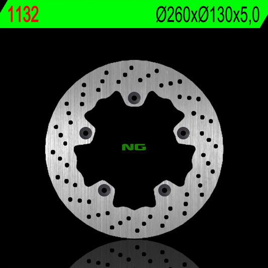Brake disc (rotor) front TGB 125/250/300 08-18 (260X130X5,0MM) (5X10,5MM), NG Brakes