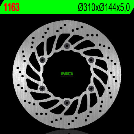 Brake disc (rotor) front TRIUMPH 790/865/900 (310x144x5) (6X10,5mm), NG Brakes