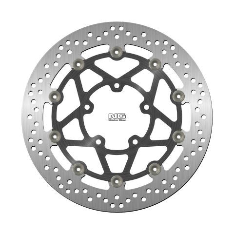 Brake disc (rotor) front TRIUMPH BONNEVILLE 850/T100 '09-21, STREET TRIPLE '13-18 (310X82,5X5MM) (5X10,5MM) Floating (Aluminium center), NG Brakes