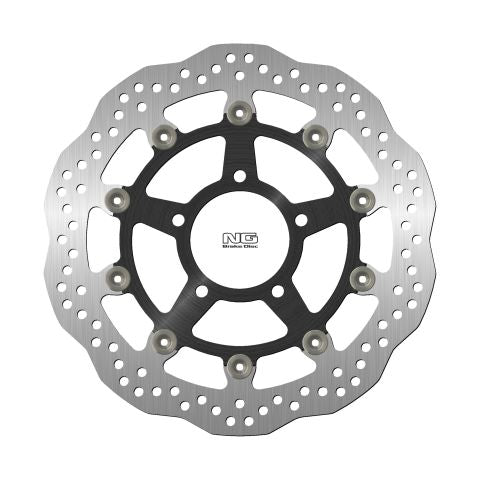 Brake disc (rotor) front TRIUMPH DAYTONA/SPEED FOUR/TT '00-06 (310X78X5MM) (5X10,5MM) WAVE Floating (Aluminium center), NG Brakes
