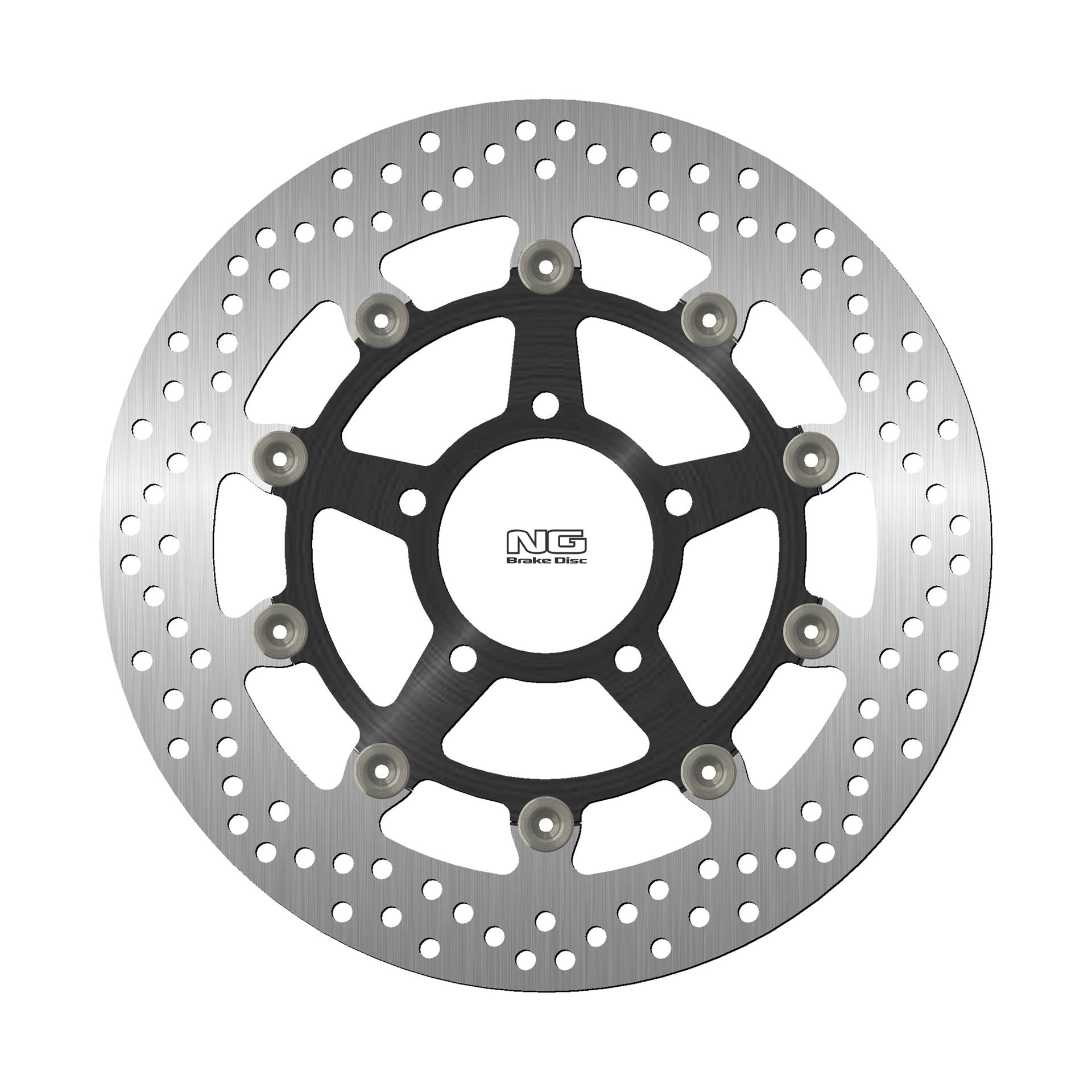 Brake disc (rotor) front TRIUMPH DAYTONA / TI / SPEED TRIPLE 955 '02-06, DAYTONA I.E. 955 '01-06, SPRINT ST T / ABS 1050 '05-14 Floating (320X78X4,5) (5X10,5MM) Floating (Aluminium center) - Replaces NG1452, NG Brakes