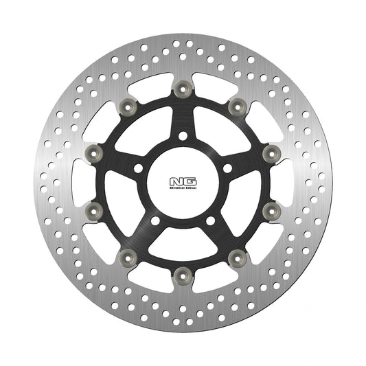 Brake disc (rotor) front TRIUMPH DAYTONA / TI / SPEED TRIPLE 955 '02-06, DAYTONA I.E. 955 '01-06, SPRINT ST T / ABS 1050 '05-14 Floating (320X78X4,5) (5X10,5MM) Floating (Aluminium center) - Replaces NG1452, NG Brakes