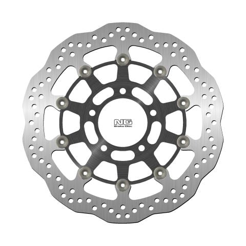 Brake disc (rotor) front TRIUMPH TIGER 1050 '07-'13, SPEED TRIPLE 1050 '05-15 (320X78X5MM) (5X10,5MM) WAVE Floating (Aluminium center), NG Brakes
