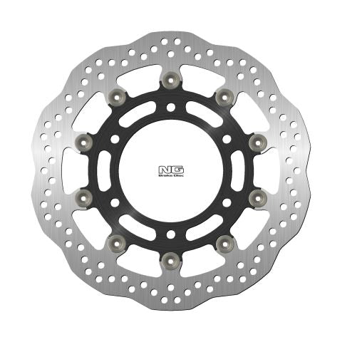 Brake disc (rotor) front TRIUMPH TROPHY 900/1200 '91-04 (31X115X5MM) (6X10,5MM) WAVE Floating (Aluminium center), NG Brakes
