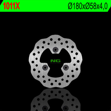 Brake disc (rotor) front/rear ARCTIC CAT ATV, KYMCO SCOOTER / ATV (180X58X4) (3X10,5) WAVE - Replaces NG1010X, NG Brakes
