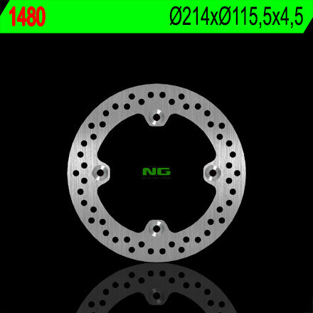 Brake disc (rotor) front/rear CAN-AM 500/650/800/1000 RENEGATE/OUTLANDER (214X115,5X4,5) (4X8,5MM), NG Brakes