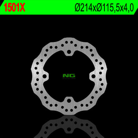 Brake disc (rotor) front/rear CAN-AM COMMANDER 800/1000 '11-'14, MAVERICK 1000 '13-'14 (214X115,5X4) (4X11,5MM) WAVE, NG Brakes