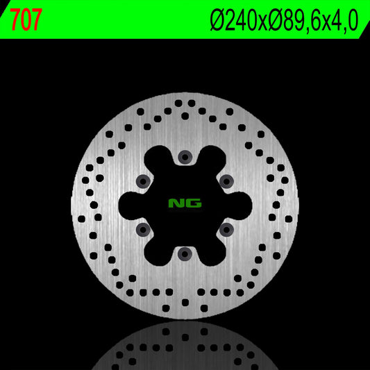 Brake disc (rotor) front/rear MALAGUTI MADISON 250/400 99-09 (240X89,6X4,0MM) (6X6,5MM), NG Brakes