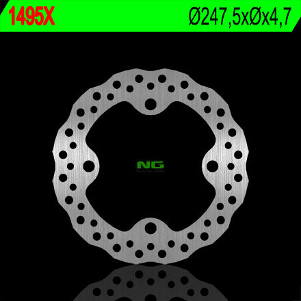 Brake disc (rotor) front/rear POLARIS RANGER 1000 '14-'15 (247,5X4,7) (4X15,4MM) WAVE, NG Brakes