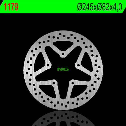 Brake disc (rotor) front YAMAHA CYGNUS 125 07-17 (245X82X4,0MM) (5X8,5MM), NG Brakes