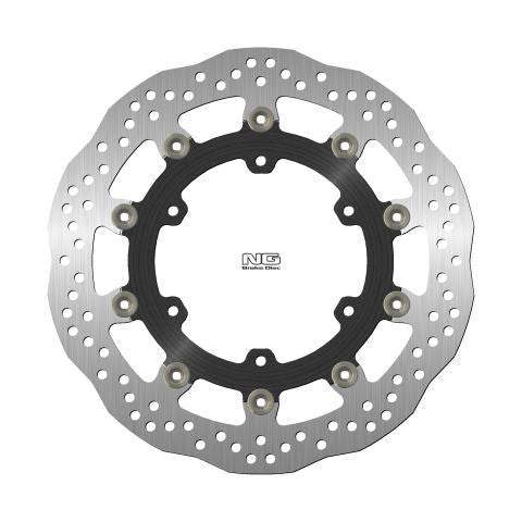 Brake disc (rotor) front YAMAHA FJR1300 '05-21 (320X132X4,5MM) (6X8,5MM) WAVE Floating (Aluminium center), NG Brakes