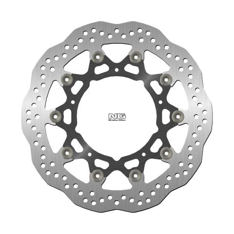 Brake disc (rotor) front YAMAHA FZ/FZS800 '10-16, XT1200Z '10-17, R1 '07-11, R6 '05-16 (310X132X5MM) (5X8,5MM) WAVE Floating (Aluminium center), NG Brakes