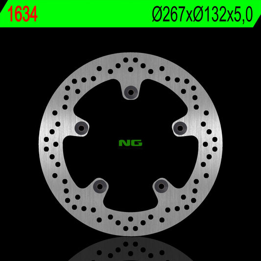 Brake disc (rotor) front YAMAHA X-MAX 125 14-18, 300 17-18, 250 17, MBK SKYCRUISER 125 06-11 (267X132X5,0MM) (5X8,5MM), NG Brakes