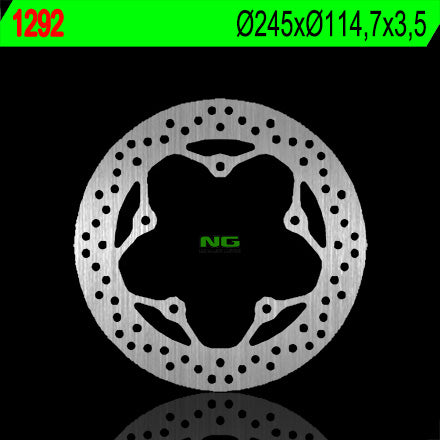 Brake disc (rotor) front YAMAHA YBR 125 '06-'17, YS 125 '17-'20 (245X114,7X3,5) (5X8,5MM), NG Brakes