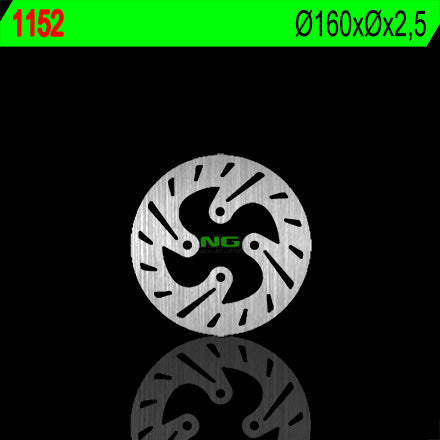 Brake disc (rotor) rear BETA 125/200/250/290/300 TRIAL (160x-x2,5), NG Brakes