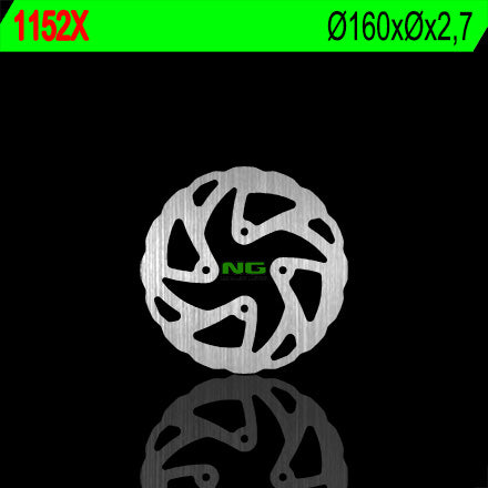 Brake disc (rotor) rear BETA 125/200/250/290/300 TRIAL (160X-X2,5) WAVE, NG Brakes