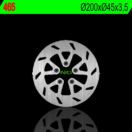 Brake disc (rotor) rear BETA ALP 125/200 '02-'03, RR 50 '08-'09 (200X45X3,5) (5X6,5MM), NG Brakes