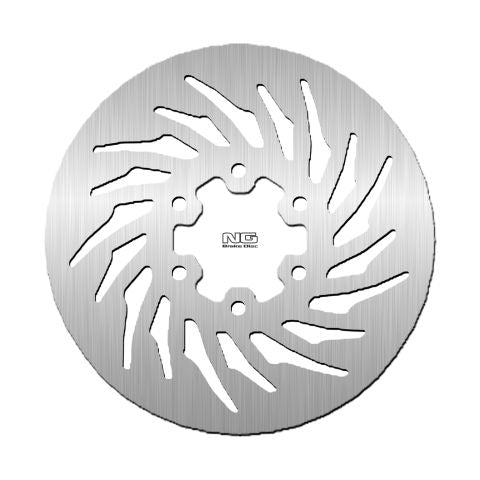 Brake disc (rotor) rear DERBI MULHACEN 125 '07-12, SENDA DRD 50 '08'-'11, GILERA 50 SMT '11 (218X57X3,5MM) (6X6,5MM), NG Brakes