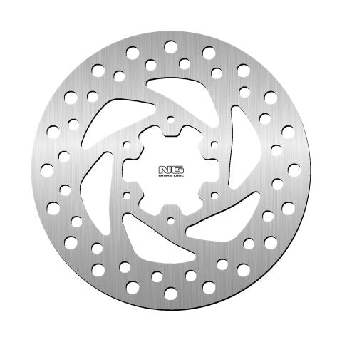 Brake disc (rotor) rear DERBI SENDA 50 '08-20 (218X57X3,5MM) (6X6,5MM), NG Brakes