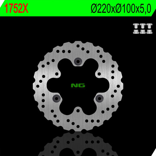 Brake disc (rotor) rear KAWASAKI EX 250/300/400 NINJA 13-22 WAVE, NG Brakes