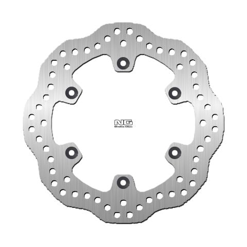 Brake disc (rotor) rear KAWASAKI KLR 650 '90-'07, KLE 500 '91-'07 (230X120X5MM) (6X10,5MM) WAVE, NG Brakes