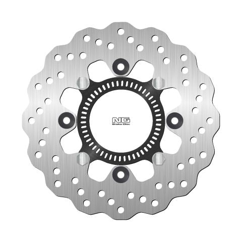 Brake disc (rotor) rear KAWASAKI NINJA 650/Z650 '17-22 (220X100X5MM) (4X10,5MM) WAVE (Floating), NG Brakes