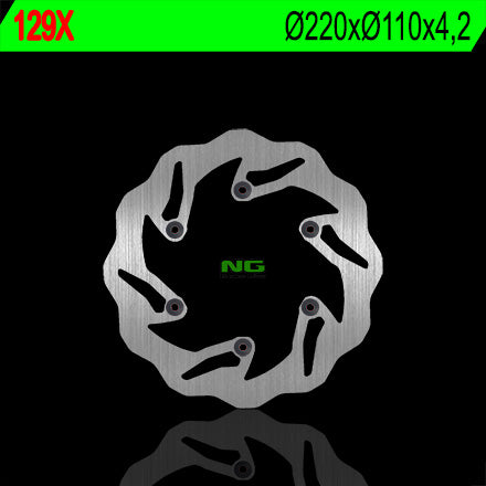 Brake disc (rotor) rear KTM SX/EXC/LC4, HUSABERG (220X110X4,2) WAVE, NG Brakes