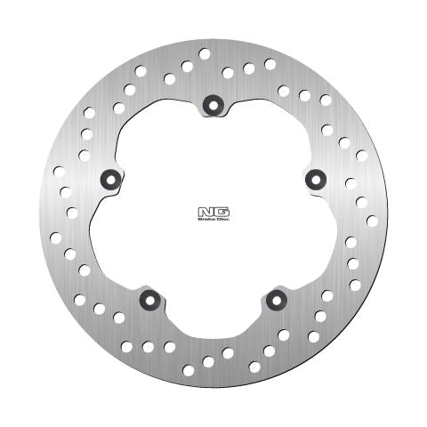 Brake disc (rotor) rear PEUGEOT SATELIS 250 '06-13, 300 '12-17, (226X126X4,5MM) (5X6,5MM), NG Brakes