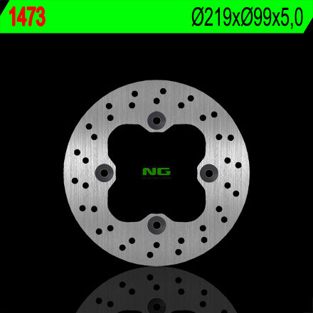 Brake disc (rotor) rear POLARIS RANGER 900 '11-'14 (219X99X5) (4X14,3MM), NG Brakes