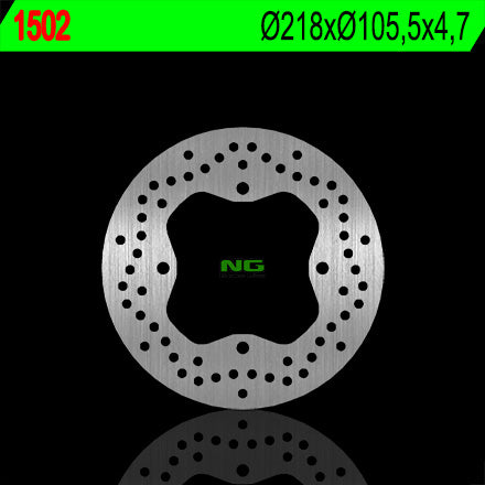 Brake disc (rotor) rear POLARIS SPORTSMAN 400/450/500/570/700/800, RANGER 400/500/570/700/800/900 (218X105,5X4,7) (4X10,5MM), NG Brakes