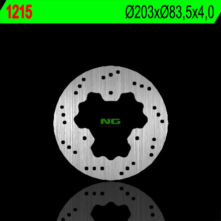 Brake disc (rotor) rear POLARIS TRAIL BLAZER 250/330 TRAIL BOSS 330 '05-'13, SCRAMBLER 500 '05-'09 (203X83,5X4) (3X8,5MM), NG Brakes