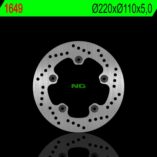 Brake disc (rotor) rear SUZUKI GSXR 1000 17-18 (220X110X5,0MM) (5X10,5MM), NG Brakes