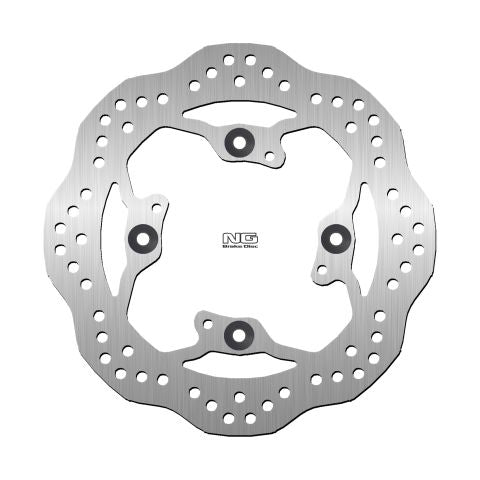 Brake disc (rotor) rear TRIUMPH BONNEVILLE 900/1200 '17-21, SCRAMBLER 1200 '19-21 (255X105X5,5MM) (4X10,5MM) WAVE, NG Brakes