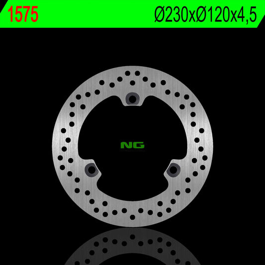 Brake disc (rotor) rear YAMAHA NMAX 125 15-22 (ABS) (230X120X4,5MM) (3X10,5MM), NG Brakes