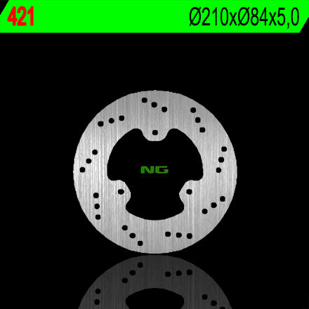 Brake disc (rotor) rear YAMAHA SZR 660 '95-'01, FZR 400 '87-'92 (210X84X5) (3X8,5MM), NG Brakes