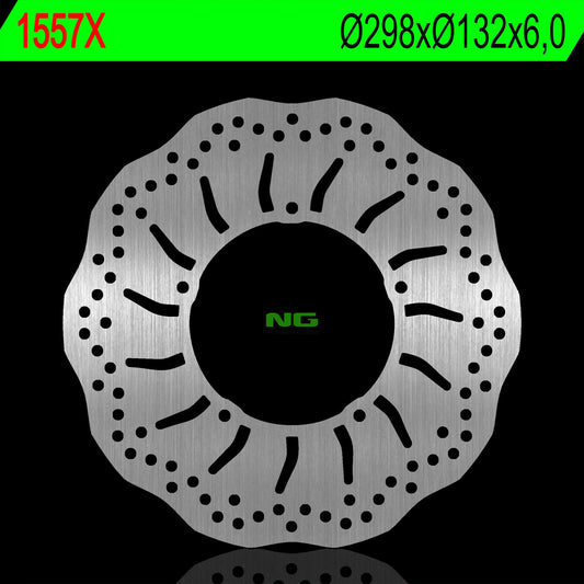 Brake disc (rotor) rear YAMAHA V-MAX 1700 10-17 (298X132X6,0MM) (5X8,5MM) WAVE, NG Brakes