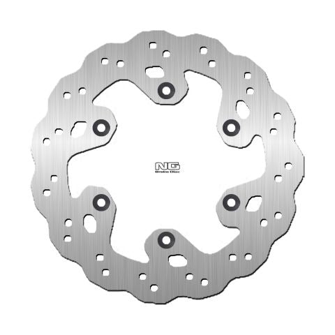 Brake disc (rotor) rear YAMAHA WR125/250/YZ125 '98-02, WR400/426 '99-01 (240X115X4MM) (6X6,5MM) WAVE, NG Brakes