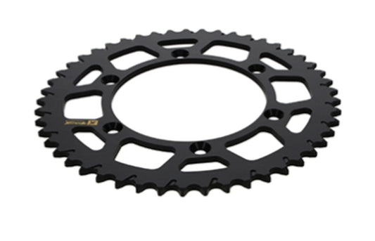 REAR SPROCKET 808 52 ALUMINUM SUZUKI RM 125 '80-'11, RM 250 '87-'12 (JTR808.52) (CHAIN 520) BLACK COLOR, ProX