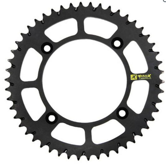 REAR SPROCKET STEEL YAMAHA YFZ 450R '09-'23, YFM 700R '06-'23 (JTR1857.38) BLACK COLOR, ProX