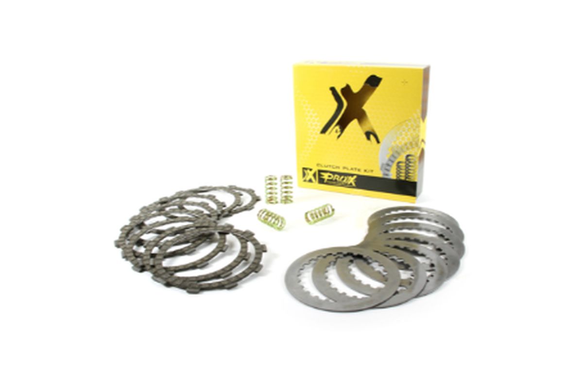 CLUTCH DISCS WITH SPACERS AND SPRINGS (COMPLETE SET) KAWASAKI KDX 200 '95-'06, KDX 220 R '98-'05, ProX